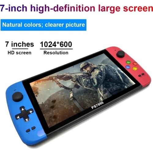 Portable Handheld Game Player PS7000 Video Game Console 7 Inch Quad-Core HD LCD Sn 4000+ Games Retro Game Console