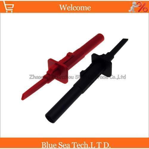 Professional full insulation quick test hook with 4mm banana socket, Insulation probe Clip