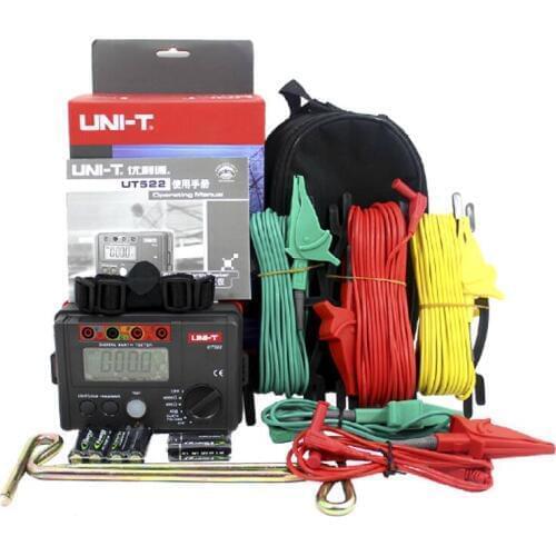 UNI-T UT522 Digital Earth Ground Resistance Tester AC Earth Insulation Resistance Tester