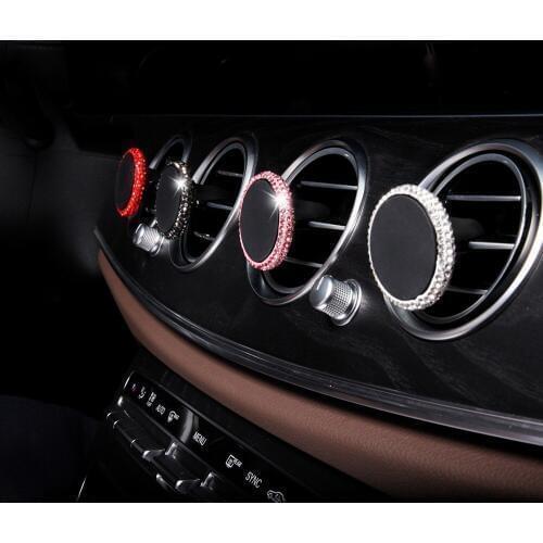 2019 New Rhinestones Bling Universal Car Phone Holder Magnetic Air Vent Mount Stand Mobile Phone Holder lady girl Women gift