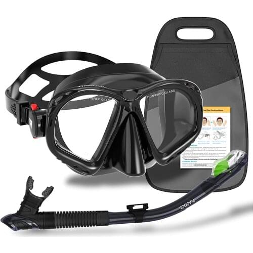 Adult Silicone Snorkeling Scuba Mask And Snorkel Sets Diving Universal Swimming Glasses for Women Man