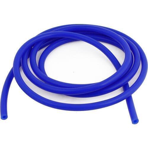 WSFS Hot ID 4mm Silicone Hose Vacuum Hose 2M Long Blue Flexible Soft Rubber Hose Tube Pipe 4 x 9mm Pipe diameter