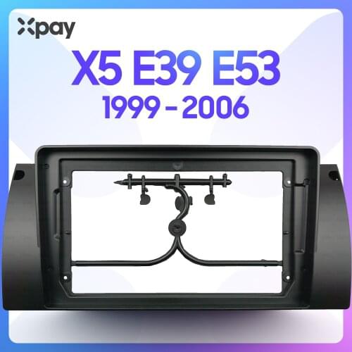 XPAY 9-inch 2din car radio dashboard For BMW X5 E39 E53 1999-2006 Gps stereo panel for mounting car panel dual Din CD DVD frame