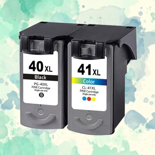 Replacement PG-40 CL-41 PG40 CL41 Ink Cartridge For Canon Pixma MP140 MP150 MP160 MP180 MP190 MP210 MP220 MP450 MP470 printer