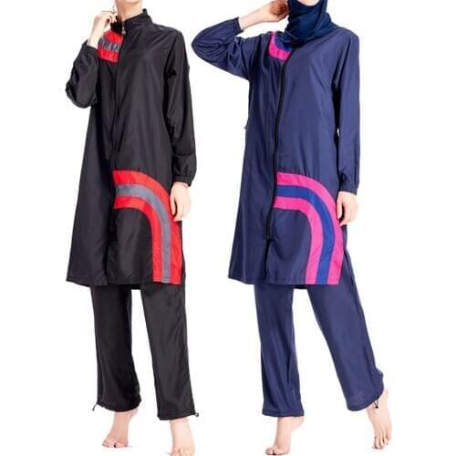 Women Modest Islamic Swimming Suits Muslim Swimwear Muslim Swimsuit Full Cover hijab Burkinis Islamic