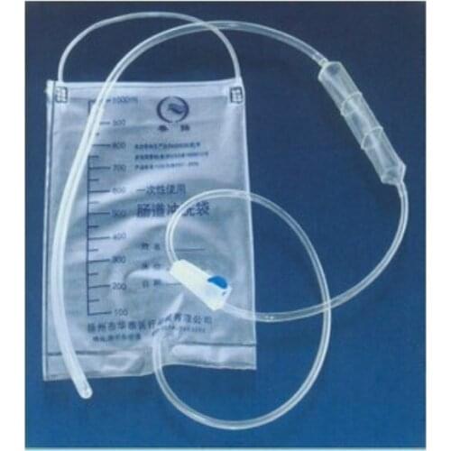 Free Shipping Disposable Enema Bag Intestinal Wash Bags Household Coffee Enema Detox Spa Pass Constipation