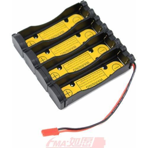 14.4V 14.8V Battery Charging Discharging Control Holder Case for 65mm Height 18650 Li-ion 4S1P PCM Inside