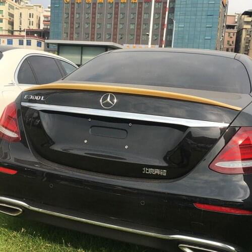 For Mercedes-Benz E-class W213 Spoiler ABS Car Rear Wing Spoiler W213 E300 E320 E260 E63 2016-2019