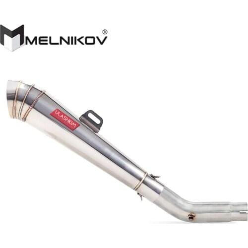 Motorcycle Exhaust Muffler Escape DB-Killer Modified Middle link Pipe Tube Slip On For Suzuki GSR750 GSR 750 Exhaust