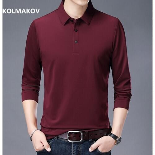 KOLMAKOV Long Sleeve Polos For Men
