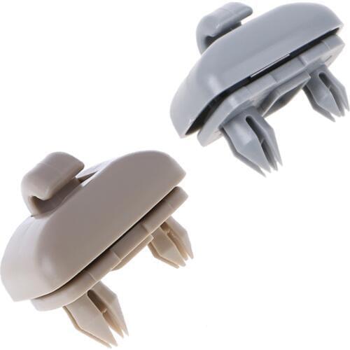 Beige Inner Sun Visor Hook Clip Bracket Hanger For Audi A1 A3 A4 A5 Q3 Q5