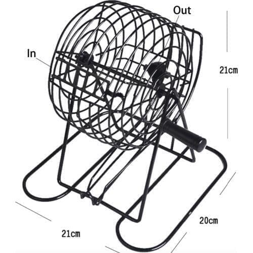Mini Bingo Game Set with 75 Balls 150 Token Markers 18 Cards Adult Party Leisure