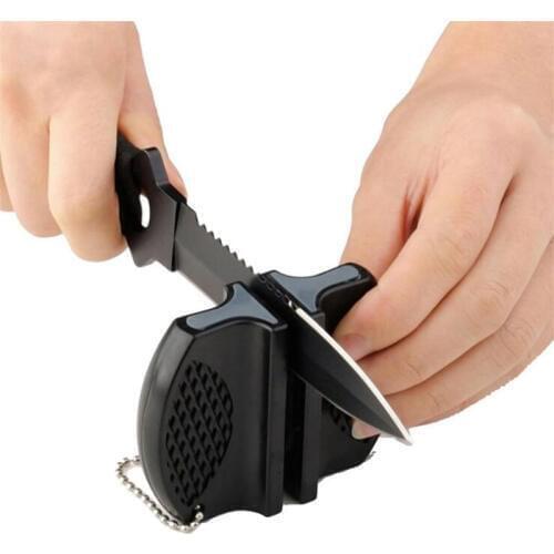 Mini Ceramic Rod Knife Sharpener Two-stage Tungsten Portable Butterfly Type Whetstone Sharpener Sharpening Knives Stone
