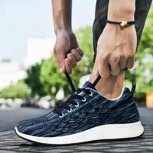Soft Sole Men Sneakers Mens Trainers Breathable Gym Shoes Casual Walking Shoes Mesh Male Running Sneaker Tenis Masculino