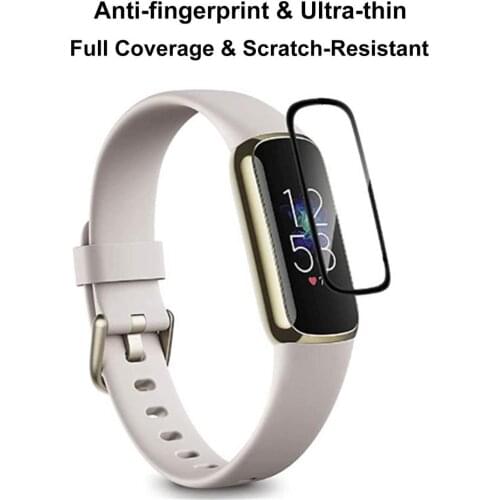 For Fitbit Luxe Soft 3D Protective Film Guard For Fitbit Luxe Full Cover Screen Protectors Smartwatch Accessories