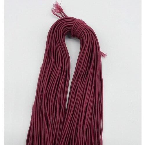 New 5 Yards/lot 2.0 2.5mm Hight-Elastic Bands Spool Sewing Band Round Elastic Cord Diy Handmade Sewing Materials #10