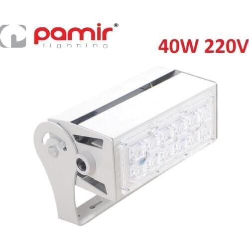 Pamir Lighting 40W Radiant Flood Light With Lens, Energy Saving Light, IP67 Outdoor LED Light Projector, Exterior Waterproof