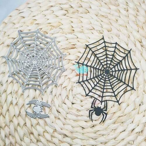 Spider web Metal Cutting Dies Embossing Stencil for DIY Scrapbooking Photo Album Decor DIY Paper Card Making Tool