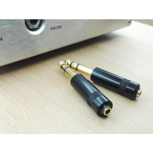 4.4mm Female To 6.35mm 1/4‘’ jack Male Adapter Converter 3.5MM 4.4MM 2.5MM Balanced TO 6.35 for Headphone Amplifier