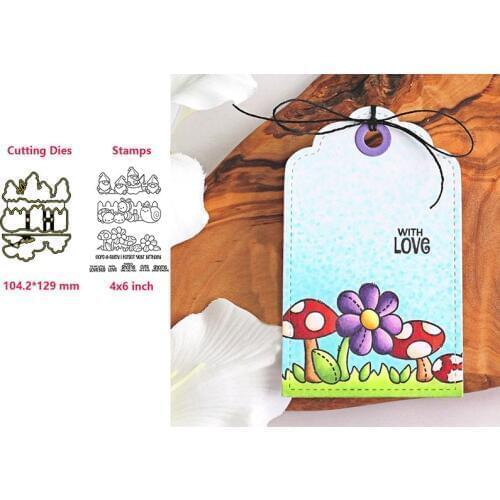 Garden Plushies Metal Cutting Dies and Stamps for DIY Scrapbooking Embossing Photo Card Making Decor Template new 2020
