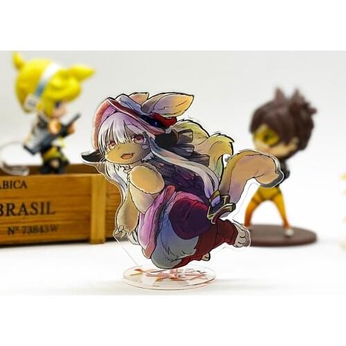 Made in Abyss Nanachi acrylic stand figure model double-side plate holder cake topper anime cool