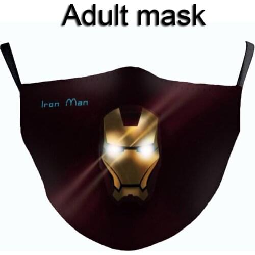 Fun Adult Party Mask Men Women Unisex Printing Protection Masks Dust-proof Windproof Breathable Fashion Masks Halloween Cospaly