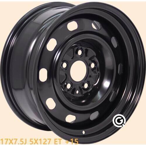 17inch steel wheel 17X7.5J 5 hole 5X127 offset 15 deep dish Wrangler rims