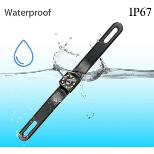 170 Degree HD Car RearView Reverse Backup Camera License Plate Night Vision Waterproof