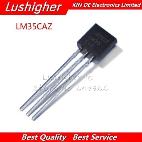 2Pcs LM35CAZ LM35CA LM35 CAZ TO-92