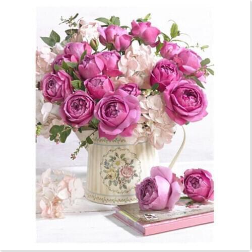 5D Diamond Painting Beach by Number Kits, Painting Cross Stitch Full Drill