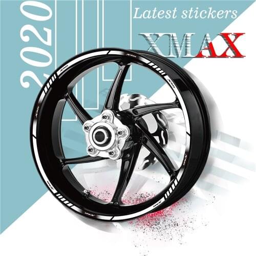 Motorcycle Racing Accessories Personali Tyre Stickers Inner Wheel Reflective Decoration Adesivi Decals For YAMAHA XMAX xmax