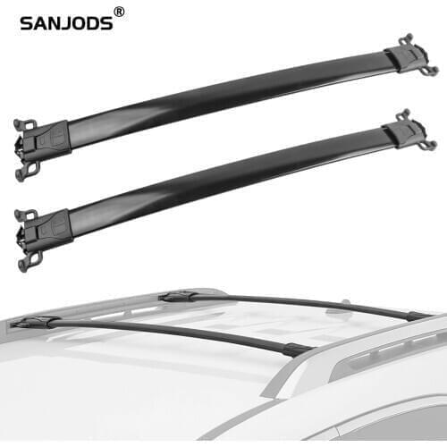SANJODS Roof Rack Cross Bar Rail Compatible for Chevy Equinox GMC Terrain 2010 2011 2012 2013 2014 2015 2016 2017 Cargo Racks
