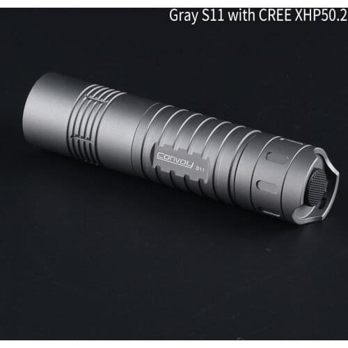 Convoy S11 with CREE XHP50.2 Flashlight Linterna LED Hand Torch Camping Hunting Hiking Outdoor Sports Lantern Work Flash Light