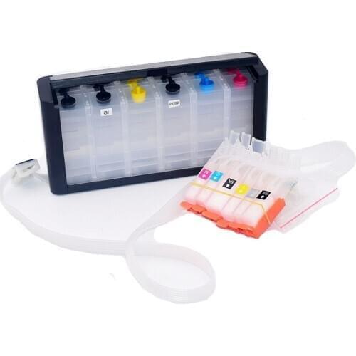 6 color PGI-470 CLI-471 Continuous Ink System for Canon PIXMA MG7740 inkjet printer PGI 470 CLI 471
