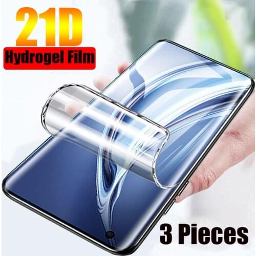 3 Pieces Full Cover Hydrogel Film For OnePlus 9 Pro 9R Nord N100 N10 Soft TPU Screen Protector OnePlus 7 7T 8 9 Pro 8T 5T 7 6
