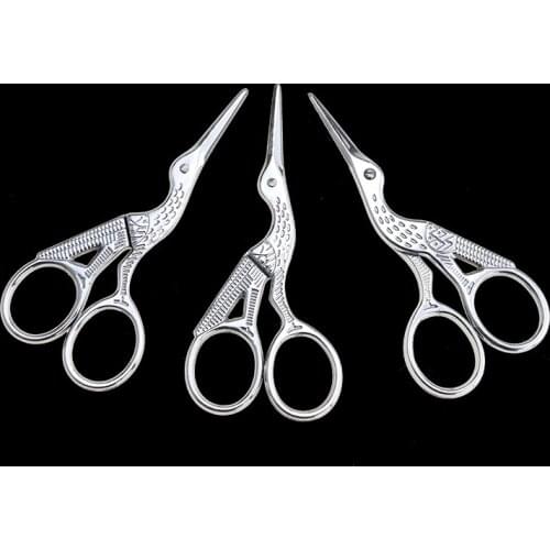 Exquisite Small Scissors Exported To Europe And America Cross Stitch Scissors Small Crane Scissors Tea Bag Scissors Embroidery