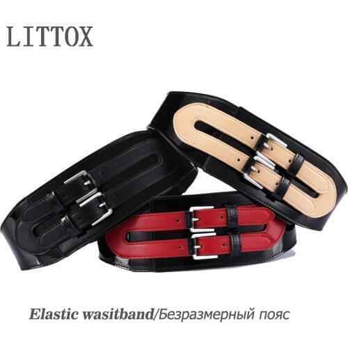 LITTOX Women's Wide Belts