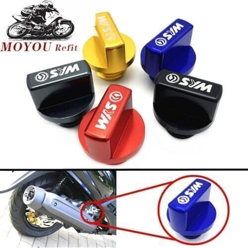 For SYM GTS300I CRUISYM300 RV250 EVO250I JOYRIDE200 JOYMAX Z300 MAXSYM400I Motorcycle CNC Engine Magnetic Oil Drainer Oil Screw