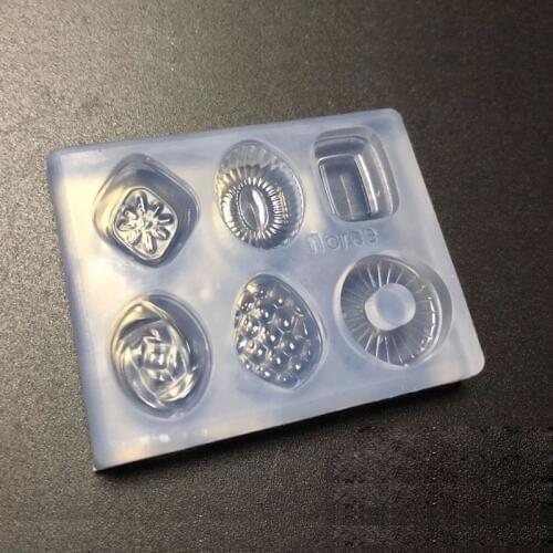 Mini Candy Pendant DIY Keychain Earrings Mold Resin Casing Jewelry Making Tools