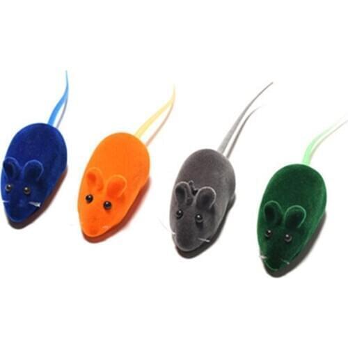 Cat Squeaky Mouse Toy Dog Cat Playing Toy Squeak Noise Toy False Rat Mice Pet Products TP899