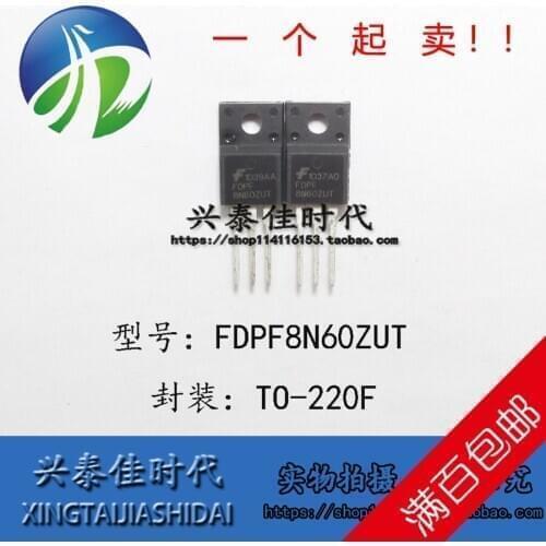 Original new 5pcs/ FDPF8N60ZUT 6.5A/600V