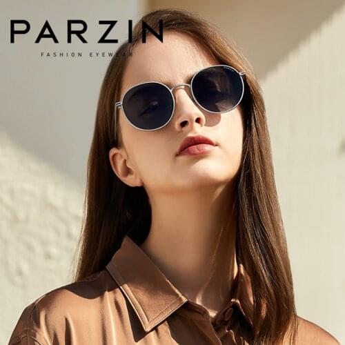 PARZIN Polarized Women Sunglasses Men Brand Designer Round Vintage Sun Glasses Men Nylon Party Fishing Gafas De Sol Mujer 8263