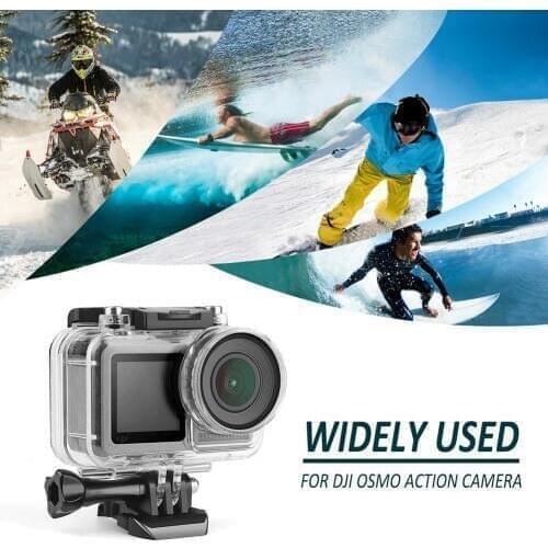 Transparent Protective Case Cover Waterproof Case Housing Shell Sport Camera Accessories For DJI Osmo Action Camera