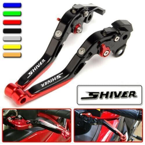 CNC Brake Handle Bar Lever Extendable Folding Adjustable Brake Clutch Levers For Aprilia SHIVER900 2017-2018 18