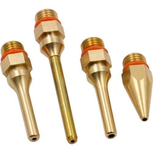 Large Small Diameter Hot Melt Glue Torch Nozzle 2.0x70mm 3.0x50mm 2.0x50mm Pure Copper Long Short Glue Torch Nozzle