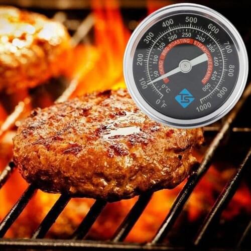 Oven Thermometer Clear Dial Scale Temperature Guage Tester Fluorescence Visible At Night Barbecue BBQ Smoker Grill Household New