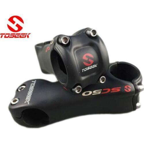 Carbon Stem Bike Stem Riser Stem MTB Road Bicycle 31.8mm Angle 6/17 Cycling parts Bicicleta Tallo potencia TOSEEK