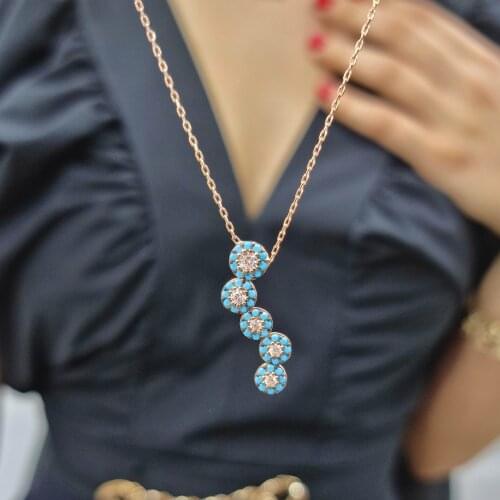 925 Sterling Silver, Gold, Rose Plated Zircon Handmade Necklace For Women Girls Valentines Day Fashion Jewelry Elegant