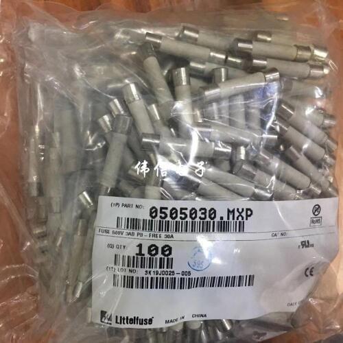 10~100PCS 0505030.MXP 30A 500V 6X32mm New Lite ceramic fuse tube LF.30A/500VP