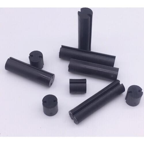 5x6.5 LED Spacer Support Hood PCB Board Mount Hardware Double Slot Black Pack 1000